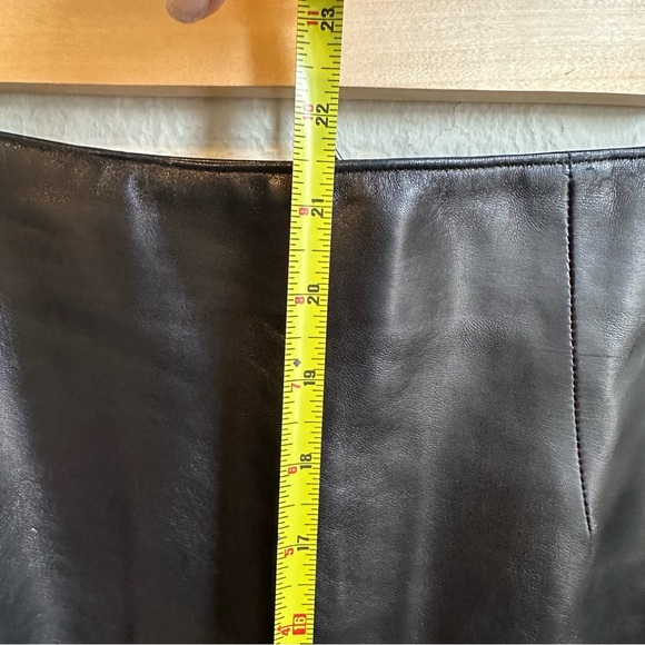 NWT VINTAGE Leather Skirt - Picture 7 of 7